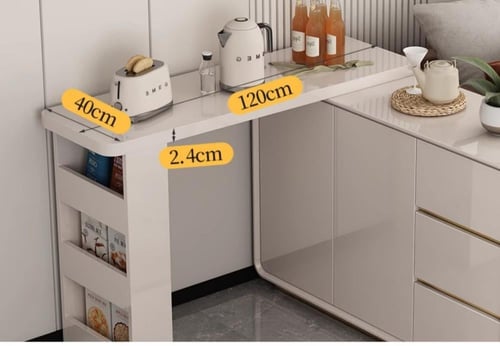 ركن قهوة و مني بار بتصميم مرن قابل لتمدد