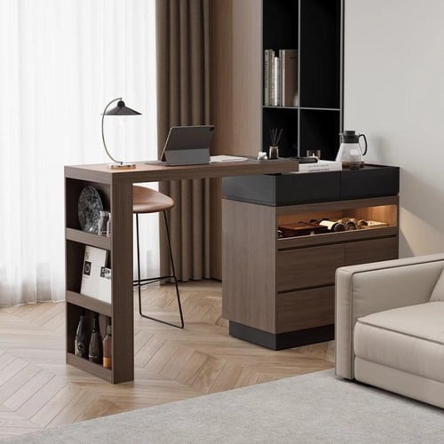 خزانة طعام مكتب بار إيطالية متعددة الوظائف قابلة ل...