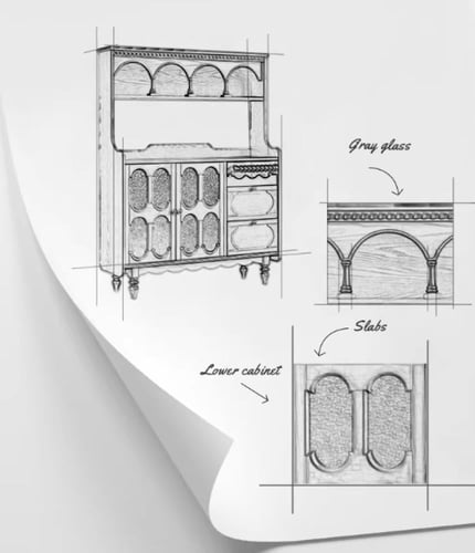 ركن القهوة على الطراز الفرنسي