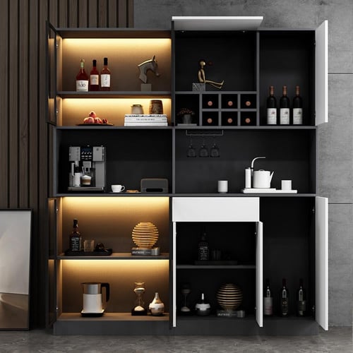 خزانة Fls Light الجانبية الفاخرة - رفيقة الأناقة ا...