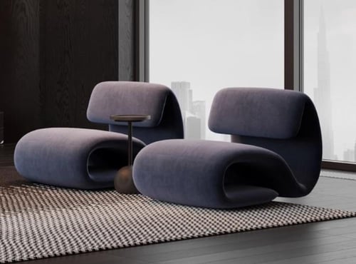 كرسي بتصميم عصري