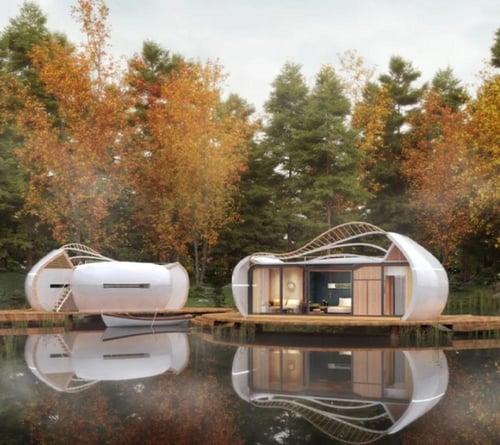 منزل حاوية فاخر عصري وموقع تخييم خارجي وموقع إقامة...