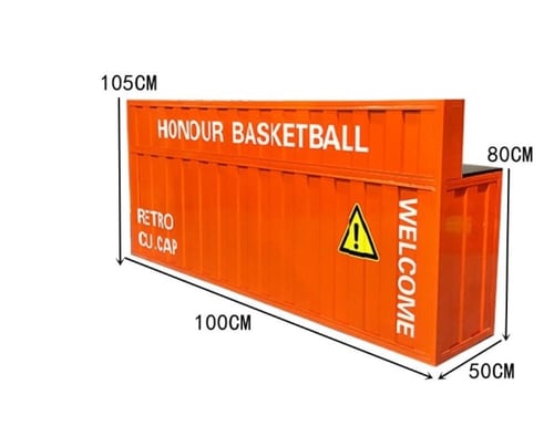 كاونتر أستقبال على شكل كونتينر بمقاسات مختلفة