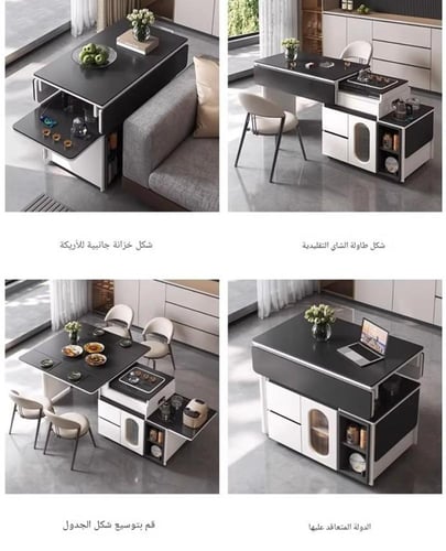 طاولة قهوة وشاي وطاولة طعام و طاولة جانية اسطورية...