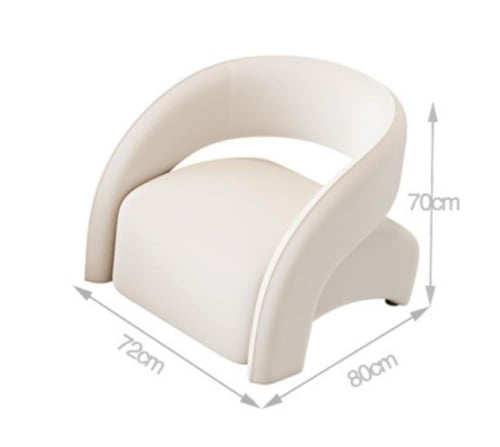 طقم كنبات بتصميم عصري منحني