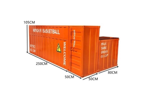 كاونتر أستقبال على شكل كونتينر بمقاسات مختلفة