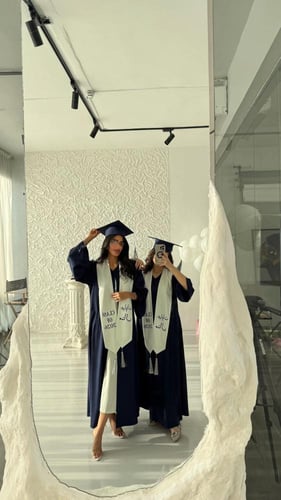 عباية تخرج كحلي 2026