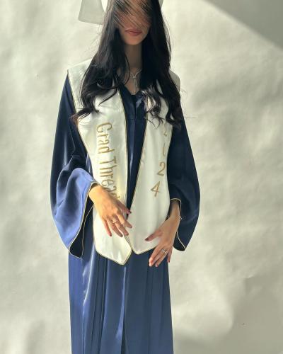 عباية تخرج كحلي 2026