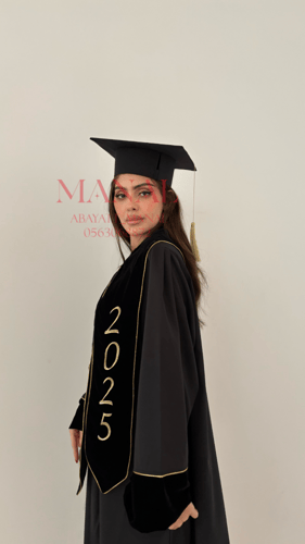عباية تخرج اسود