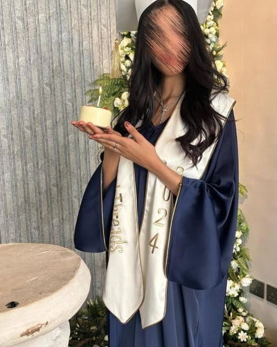 عباية تخرج كحلي 2026