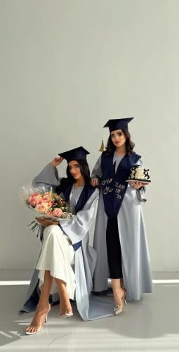 عباية تخرج رمادي 2026