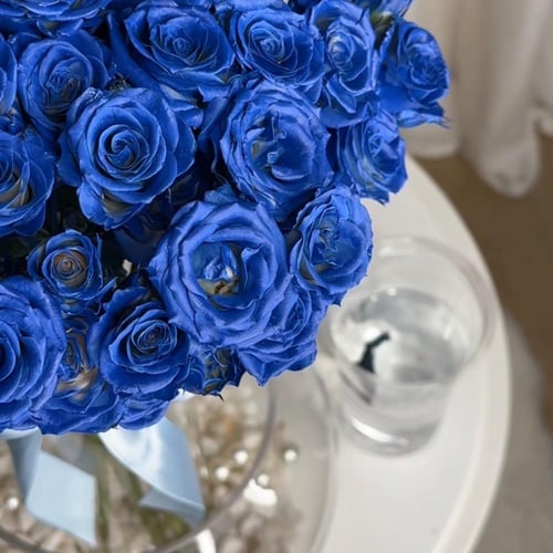 فازتين ورد ازرق