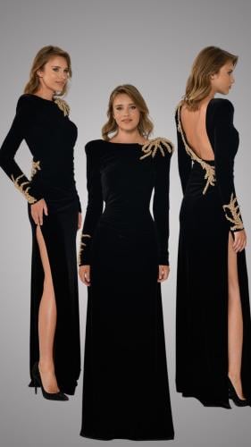 Elegant dress/فستان راقي شك ناعم / بطلب