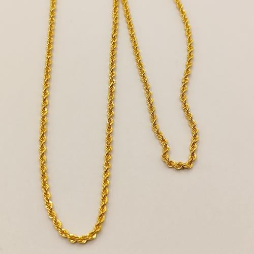 Necklace 20 inches 21k