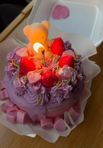 شمعة Bear cake ( شمعة ناريز)