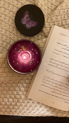 شمعة Mauve stars ( شمعة رزان ♡)