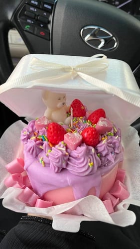 شمعة Bear cake ( شمعة ناريز)