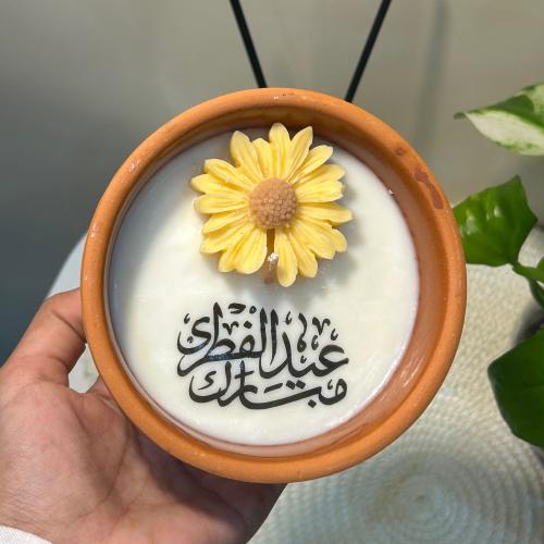 شمعه العيد خزف