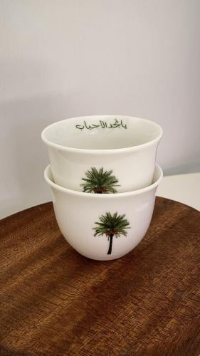 فنجال قهوة نجد الاحباب (حبه )