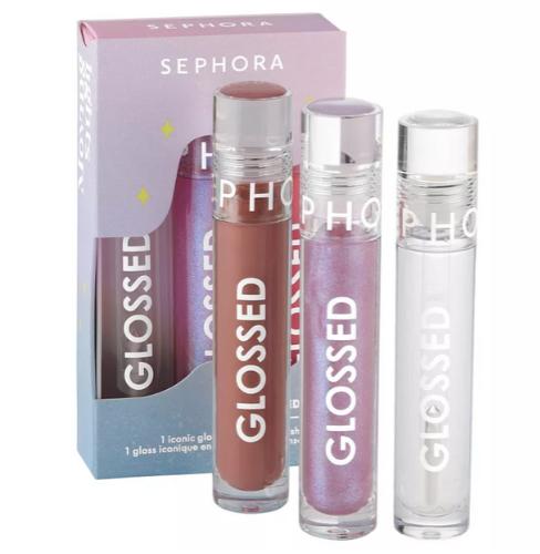 مجموعة ملمع الشفاه Glossed Set من 3 قطع من سيفورا