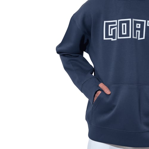 هودي أزرق مطفي