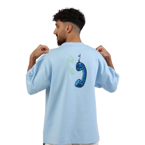 تيشيرت أزرق فاتح