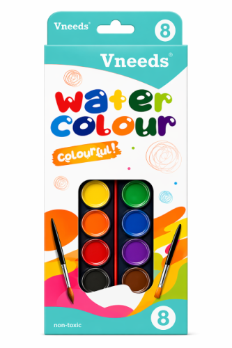 الوان مائية حجارة 8 لون VNEEDS