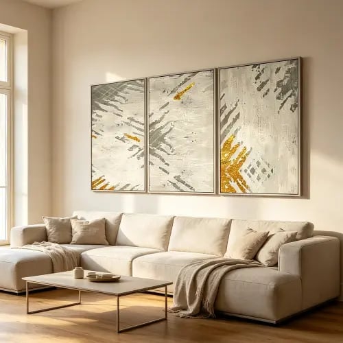 لوحة ثلاثية تصميم عصري