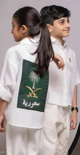 قميص كتان سعودي