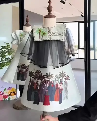 فستان اليوم الوطني بشكل جديد
