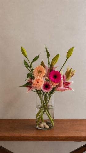 Natural flower vase