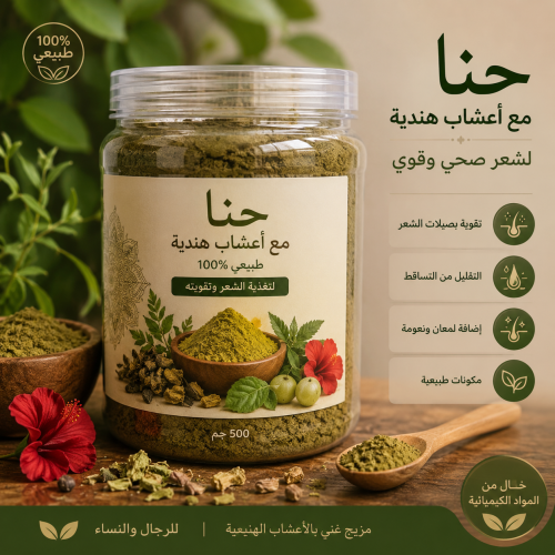 حنا بالأعشاب الهنديه