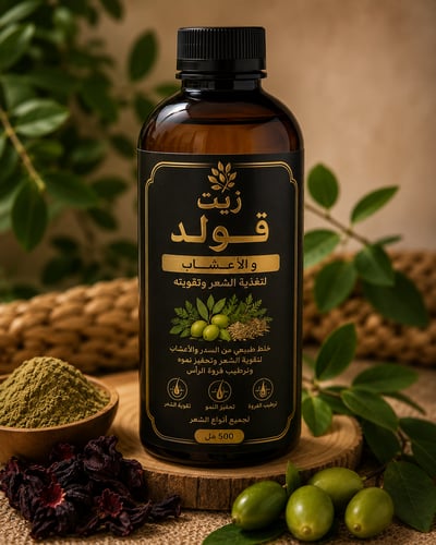 زيت قولد بالأعشاب