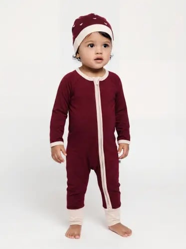 Children's pajamas maroon