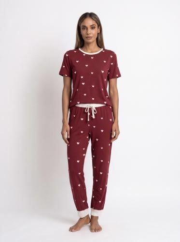 Women's pajamas maroon