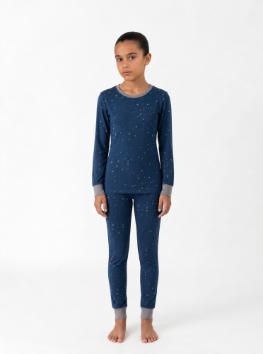 Girls' blue pajama