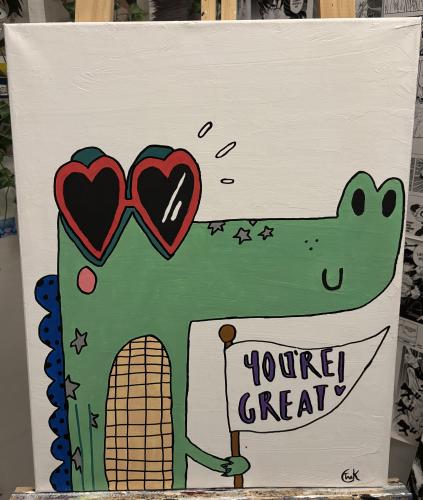 لوحة YOUR’E GREAT