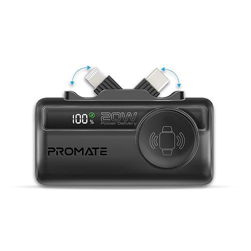 بطارية متنقلة Promate PowerUp-Trio باوربانك حفيف 5...