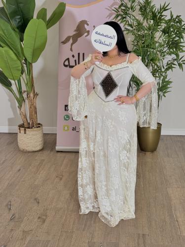 White lace dress