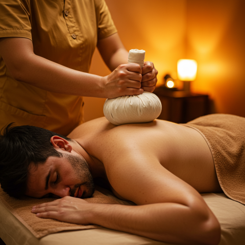 مساج الأعشاب التايلاندية