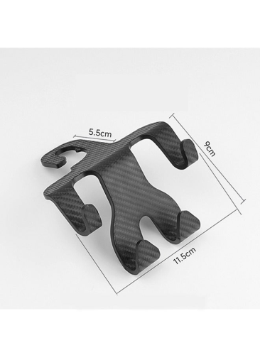 قطعتان من خطافات مسند الرأس