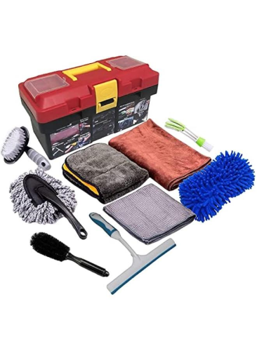 مجموعة ادوات تنظيف السيارة