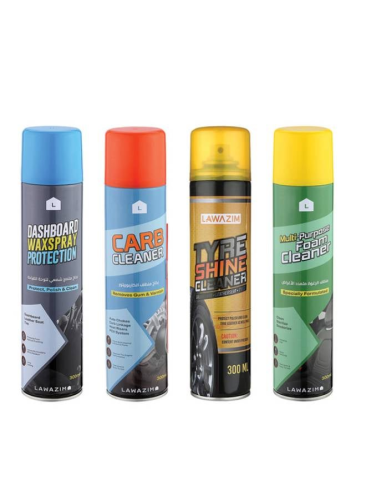 مجموعة بخاخ منظف للسيارة متعدد الأغراض مكونة من 4...