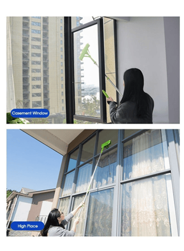 ممسحة تنظيف النوافذ التلسكوبية على شكل حرف U