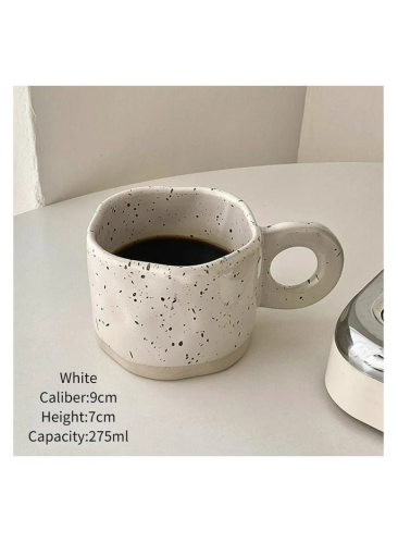 كوب قهوة سيراميك بمقبض سعة 300 مل