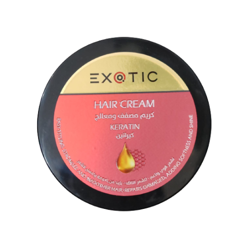 إكزوتك كريم مصفف ومعالج شعر كيراتين 250مل