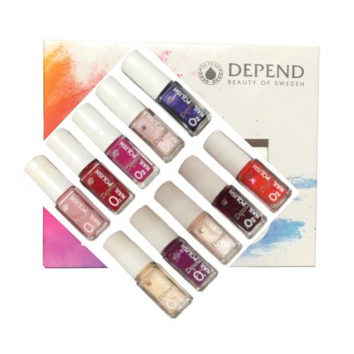 ديبند مجموعة طلاء اظافر 10قطع