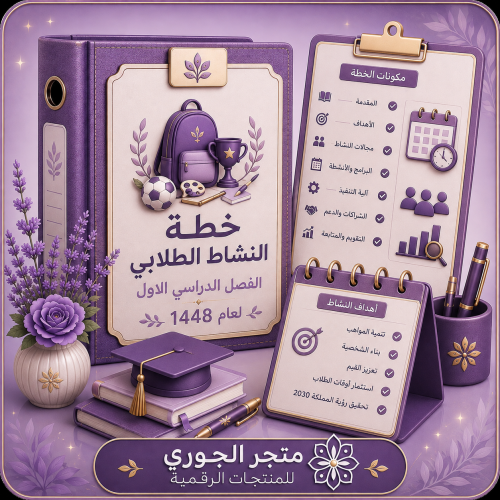 خطة النشاط لعام 1448