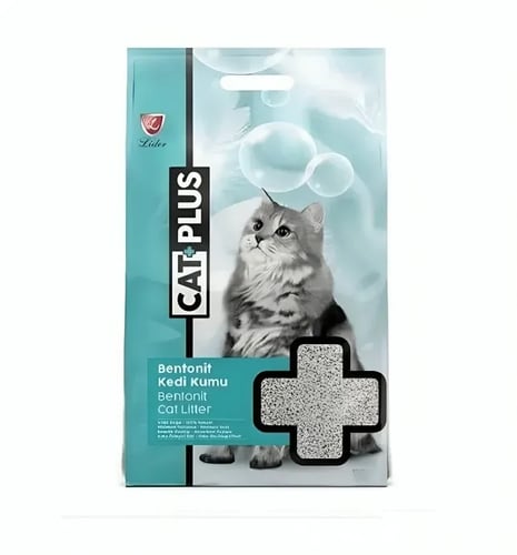 رمل قطط كات بلس متكتل بدون رائحة للقطط الحساسة - 5...