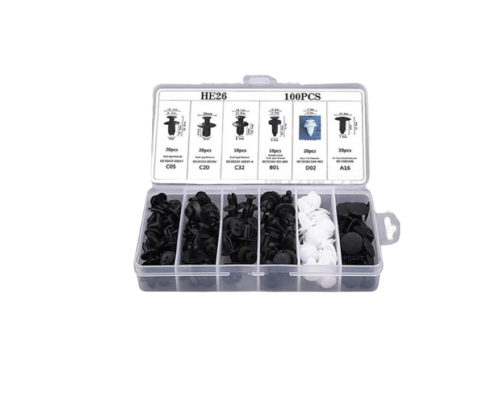 كلبسات متنوعة 100 حبة